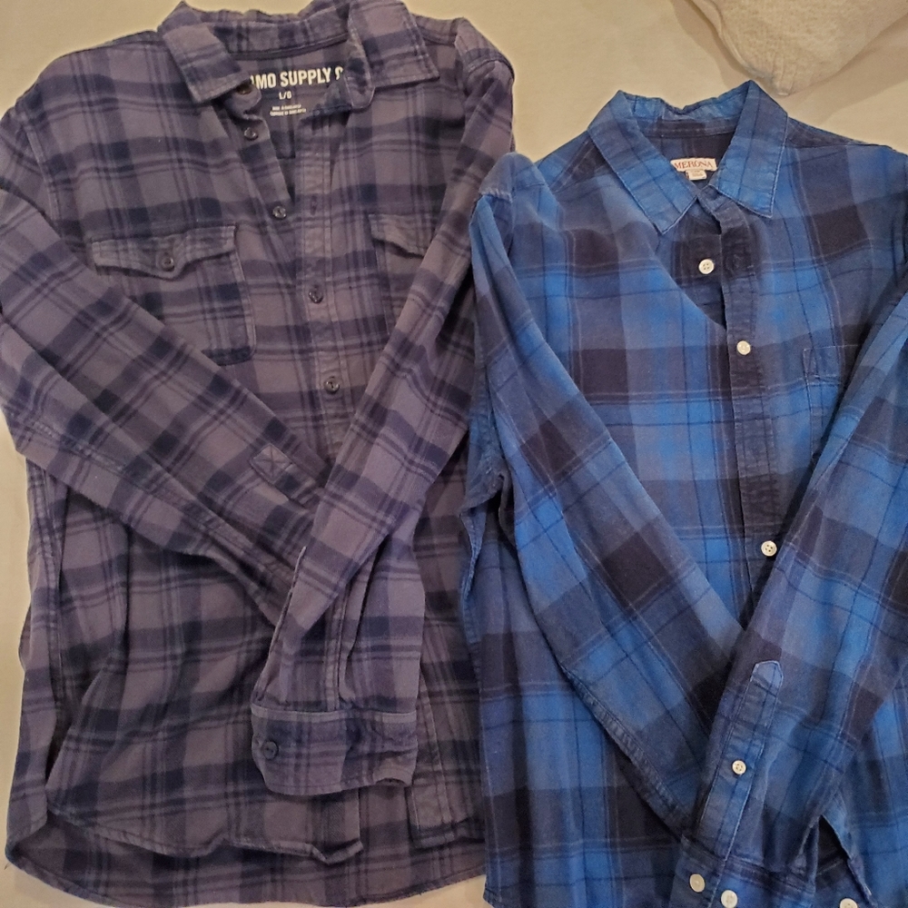 Men button long sleeve